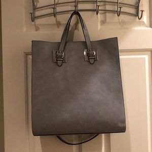 USED ONCE faux leather bag